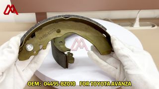 04495-BZ010 04495BZ010 Ganasce freno per Toyota