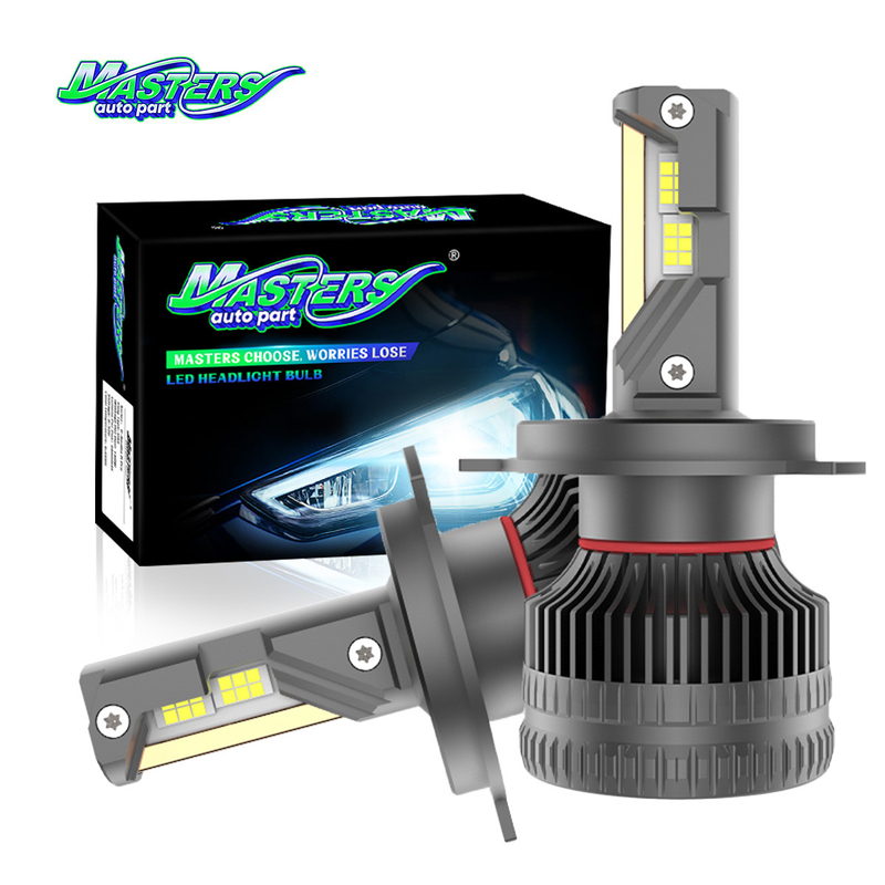 Masters A10 150W 16000lm 6500K 3570 CSP Chips  9005/9006/9012/H1/H4/H7/H11 LED Headlight Bulb